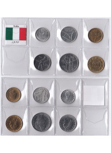 1977 - Serietta di 6 monete tutte dell'anno 1977 in condizioni quasi fdc